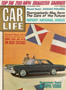 CAR LIFE 1963 DEC - GRANATELLI-AVANTI, NHRA NATS, RAIL DESIGN, COUGAR II, WEDGE